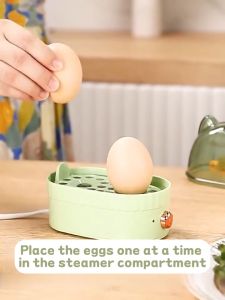 Steamer Telur Kukus & Alat Rebus Telur Listrik Otomatis