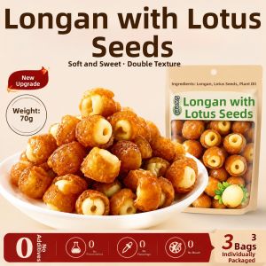 YIFANGYOUTA | Nutritious Snack Lotus Seed Stuffed Dried Longan