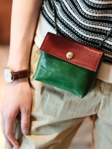 Mini Crossbody Bag Tanned Leather Womens Bag Earphone Bag Lipstick Bag Mountain Series Single Shoulder Bag Envelope Shape