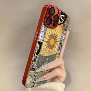 Lucky Sun Creative Phone Case for Xiaomi Redmi K80 Full Cover Anti-Fall Female Model Note13 Stand Mi14Pro Cute K70 New Model 12 High-End K50