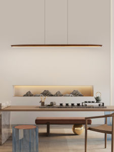 XIANGYUAN | Eye-Protective Walnut Wood Nordic Simple Style Chandelier