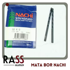 1 Pcs Nachi Mata Bor Bahan Besi HSS
