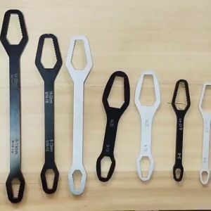 Kunci Ring Pas Inggris Multifungsi & KUNCI RING DOUBLE HEAD UNIVERSAL Wrench Adjustable 3mm-22mm