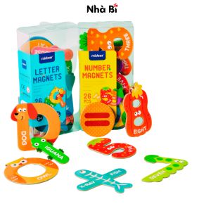 Bộ Chữ Cái Số Nam Châm Mideer Letter Magnets - Number Magnets (3 tuổi+)