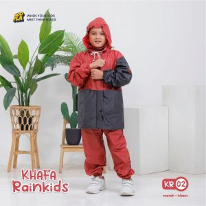 JAS HUJAN ANAK HOOFLA/KHAFA RAINKIDS HOOFLA USIA 6-13 TAHUN HOOFLAKIDS