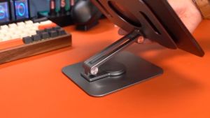 Tablet Stand Holder for ipad Stand 360Rotating Adjustable Aluminum Tablet Phone Holder for Desk Cell