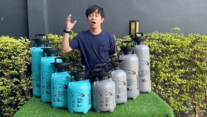 พร้อมด้ามฉีด TAKA BYZON AKI กระบอกพ่นยาปั๊มลม 3/5/8/10 ลิตร กระบอกพ่นยา กระบอกฉีดยาปั๊มลม กระบอกฉีดน้ำ ฟ๊อกกี้ ถังสเปรย์ พ่นยาปั๊มลม Foggy รดน้ำต้นไม้