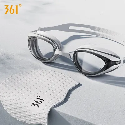 361° | Waterproof Long Hair Suitable Swim Cap Silicone