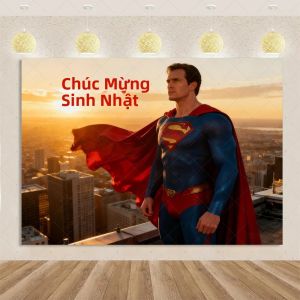 Beast Kingdom | Chủ Đề Siêu Anh Hùng Sinh Nhật Trang Trí Nền Biểu Ngữ Thiết Kế Siêu Nhân Cho Trẻ Em Bé Trai Cho Bé Đạo Cụ Chụp Ảnh