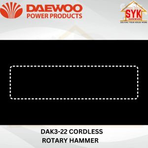 SYK DAEWOO DAK3-22 4 IN 1 Brushless Cordless Rotary Hammer Drill Gerudi Battery Dinding+FREE GIFT