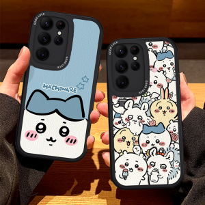 Ốp Lưng Silicon Chống Rơi Cho Điện Thoại Di Động Samsung S25 Chiikawa Cặp Đôi Toàn Bộ Ống Kính Mềm S23+ S20FE S21 Phong Cách Nữ Mới Chống Rơi