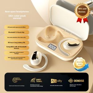 Ear Hook Earphones Bluetooth 2024 New Arrival High Sound Quality Ultra-Long Life Battery Open Non in-Ear Sport Wireless Headphone