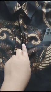 Kemeja Batik Pria Lengan Panjang Lafis Furing Motif Ironman Hitam Kualitas Premium konveksi Sendiri bisa grosir maupun ecer