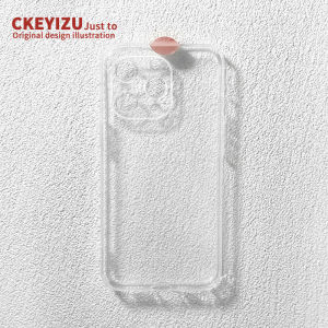 Ultra-Thin Silicone Phone Case for Apple 14Promax 15New iPhone 13Pro Cute 17Cartoon 16Plus Transparent 12Mini Soft Protection for Women