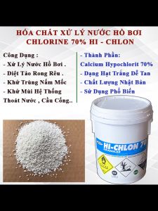 3kg Clo Nhật Bản Nippon 70% Tấy RêuTảo Xử Lý Nước Hồ Bơi Khử Trùng Nhà Cửa