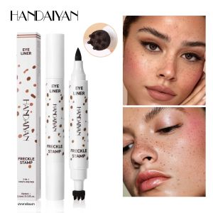 ดับเบิ้ลเฮดคอนซีลเลอร์ปากกากันน้ำอายไลเนอร์แสตมป์กระติดทนนานแห้งเร็วธรรมชาติฝาครอบดินสอชีวิตเหมือนแต่งหน้า