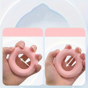Silicone Hand Grip Strengthener Grip Strength Trainer  Finger Exerciser Set Forearm Grip workout Great for Rock Climbing