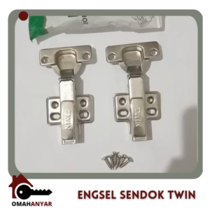 1 DOS-50 SET ENGSEL SENDOK TWIN SLOWMOTION