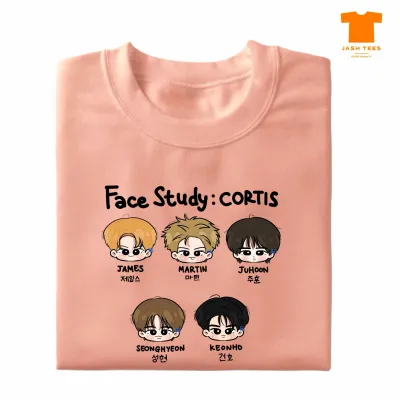 CORTIS Face Study T-Shirt Cotton Good Quality Unisex