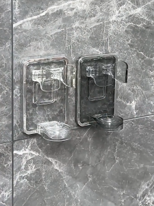 2pcs/set Electric Toothbrush Holder Shaver Hooks Self-Adhesive Bathroom Storage Stand Organizer Space Saving Bathroom Accessories