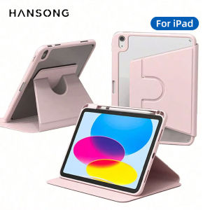 For Ipad 10th Gen 11th A16 360 ° Rotating Case for Air Pro 11 13 M2 M3 M4 M5 Pro 11 12.9 Acrylic Tablet Case With Pencil Holde
