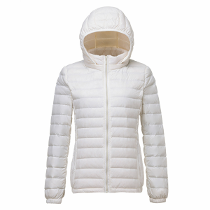 Lightweight Thin Hooded Down Jacket Slim Fit