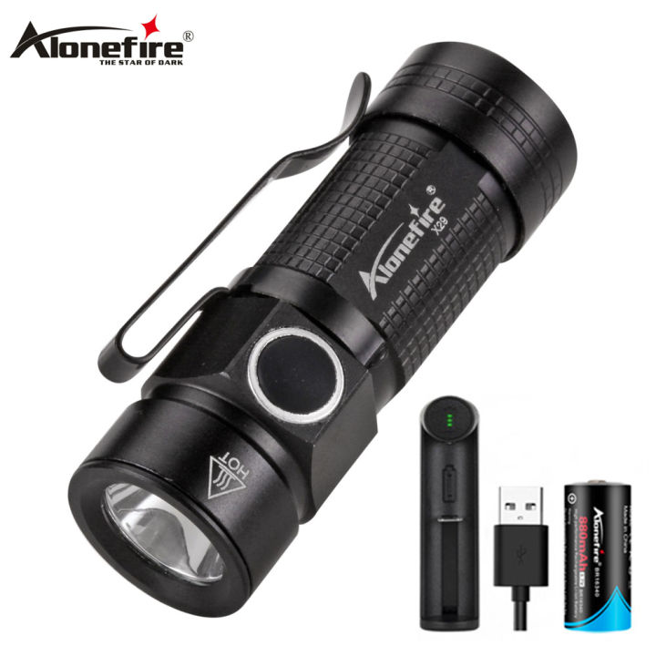 Alonefire X29 XPG Mini Led Flashlight Torch Lamp 230 Lumens Penlight ...