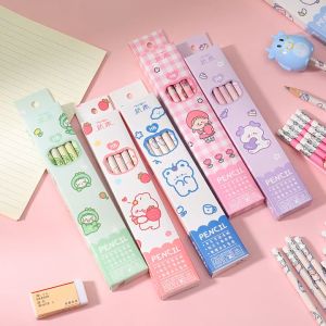 Bayar Di Tempat - Pensil Set Pack Cute / Pensil Anak Karakter Lucu / Pensil Set Alat Tulis Sekolah