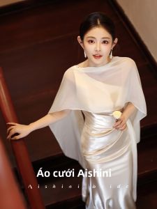 AISHINI | Áo Dài Cưới Cao Cấp Đẹp Mắt Kiểu Trễ Vai