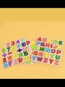 บล็อคไม้เสริมพัฒนาการเด็ก ตัวต่อชิ้นเดียว ชุดของเล่น ฝึกสมอง เสริมทักษะ ฝึกเด็กเรียนรู้รูปทรงต่างๆ