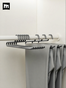 MINGZHI | Non-slip Traceless Aluminum Alloy Swan-shaped Pants Hanger
