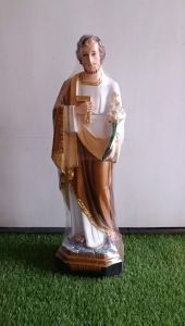 Tượng Thánh Giuse 70cm chất liệu composite màu nâu hoặc trắng - quà tặng công giáo