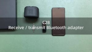 VAORLO | 2 IN 1 Bluetooth Audio Receiver Transmitter 3.5mm AUX Jack Dongle Stereo Music Wireless Adapter Portable Mini For TV PC Car Kit