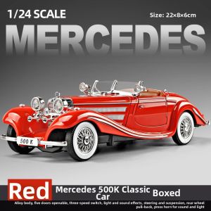 Vintage 300SL Metal Diecast Car Model Replica Collectible Toy for Boys