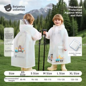 Usbettas | Waterproof Childrens School Use Raincoat