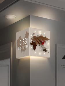 XIANGYUE | Electronic Perpetual Calendar Dual-faced Hanging Clock