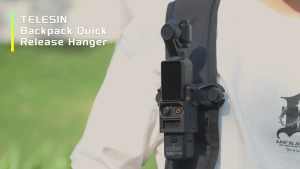 TELESIN Quick Release Backpack Clip Bag Strap Mount Camera Frame Hanger for DJI Osmo Pocket 3