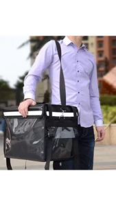 (READY STOCK) Food Delivery Bag Hard-case Picnic Warmer Bag Cooler Pizza Bag Carry Bag Sling Bag