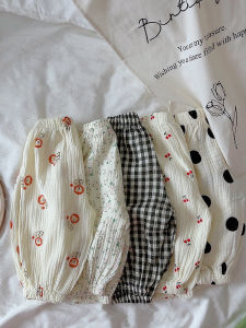 Summer Anti-Mosquito Cotton Pants Loose Fit Breathable Thin Cotton Trousers for Boys And Girls Comfortable Long Pants Lantern Pants