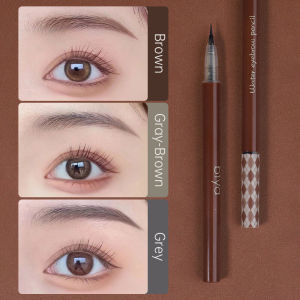 BIYA Pensil Alis Clear Eyebrow Fine Tip Pen Spidol Alis Serat Pensil Alis Ujung Tipis Waterproof and Longlasting-🌹Tamia