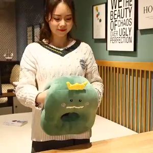 Multifunctional Home Office Pillow Cartoon Animal Travel Soft Neck Pillow Hand Warming Pillow Cushion