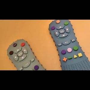 Silicone Chewing Gum TV Remote Control Soft Silicone Teething Toys Baby Products Children Dental Care for Baby Kids for Toddlers HSQ-Teether-230710-Remote