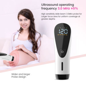 Doppler Fetal Heart Monitor Pregnant Women Home Stethoscope All-in-one Fetal Heart Monitor to Listen to The Fetal Heart Sound