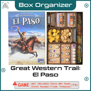 Great Western Trail: El Paso Board Game Box Organizer