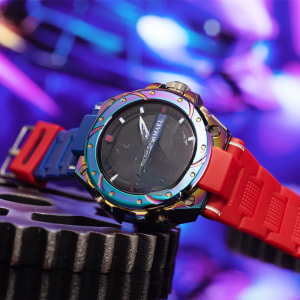 วัยรุ่นนาฬิกากีฬากันน้ําผู้ชายแฟชั่นเกาหลีรุ่นนาฬิกาข้อมืออิเล็กทรอนิกส์ Luminous Multifunctional ดีไซน์