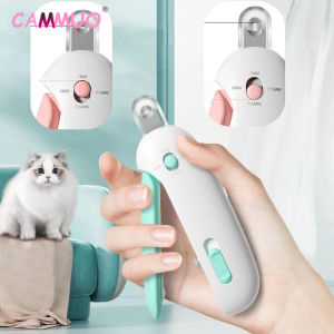 Cammuo Pet Nail Clippers with Adjustable Hole Cat Dog Nail Clipper Cutter Pet Claw Trimmer Puppy Kitten Care Grooming Tool
