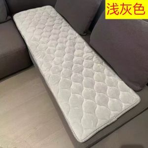 Thickened Cotton Car Seat Cushion Winter Anti-slip Plush Sofa Pad Redwood Solid Wood Windowledge Pad Modern Simple Style