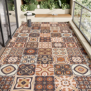 xy | Waterproof Sun-Resistant Easy-to-Clean Anti-Slip PVC Leather Floor Mat