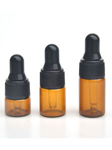 Mini Essential Oil Drop Applicator Bottle 1 Ml2ml3ml Small Capacity Glass Cosmetics Perfume Subpackaging Fire Extinguisher Bottles Mixing Bottle