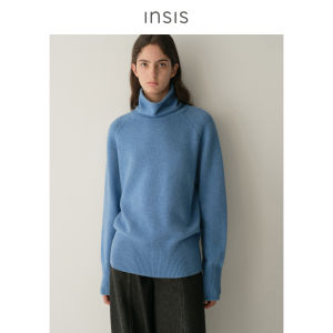 INSIS FEMME | Merino Wool Winter High Neck Loose Thick Knit Top